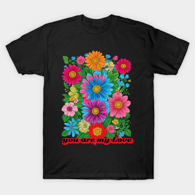 the flower of My Life T-Shirt by Avocado design for print on demand